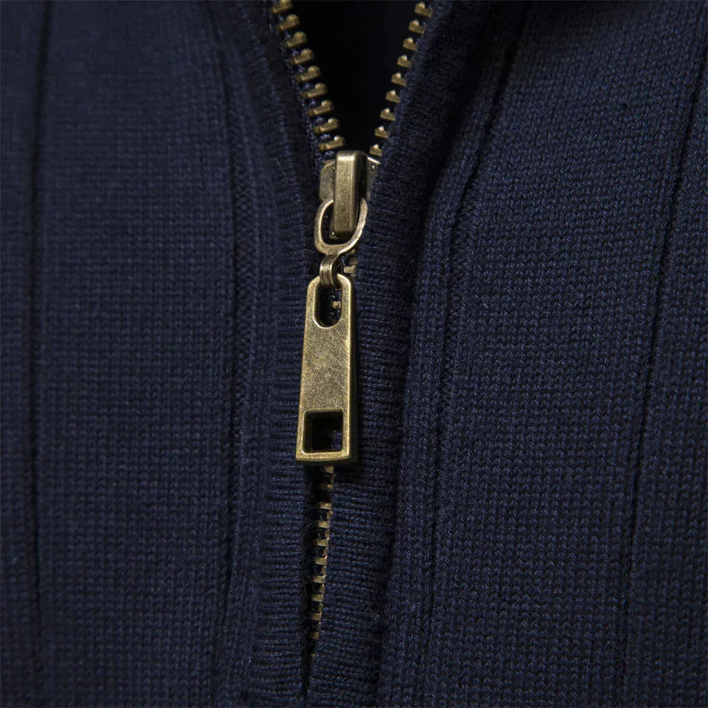 Thomas™ | Jersey de punto con cuello con cremallera