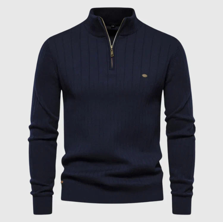 Thomas™ | Jersey de punto con cuello con cremallera