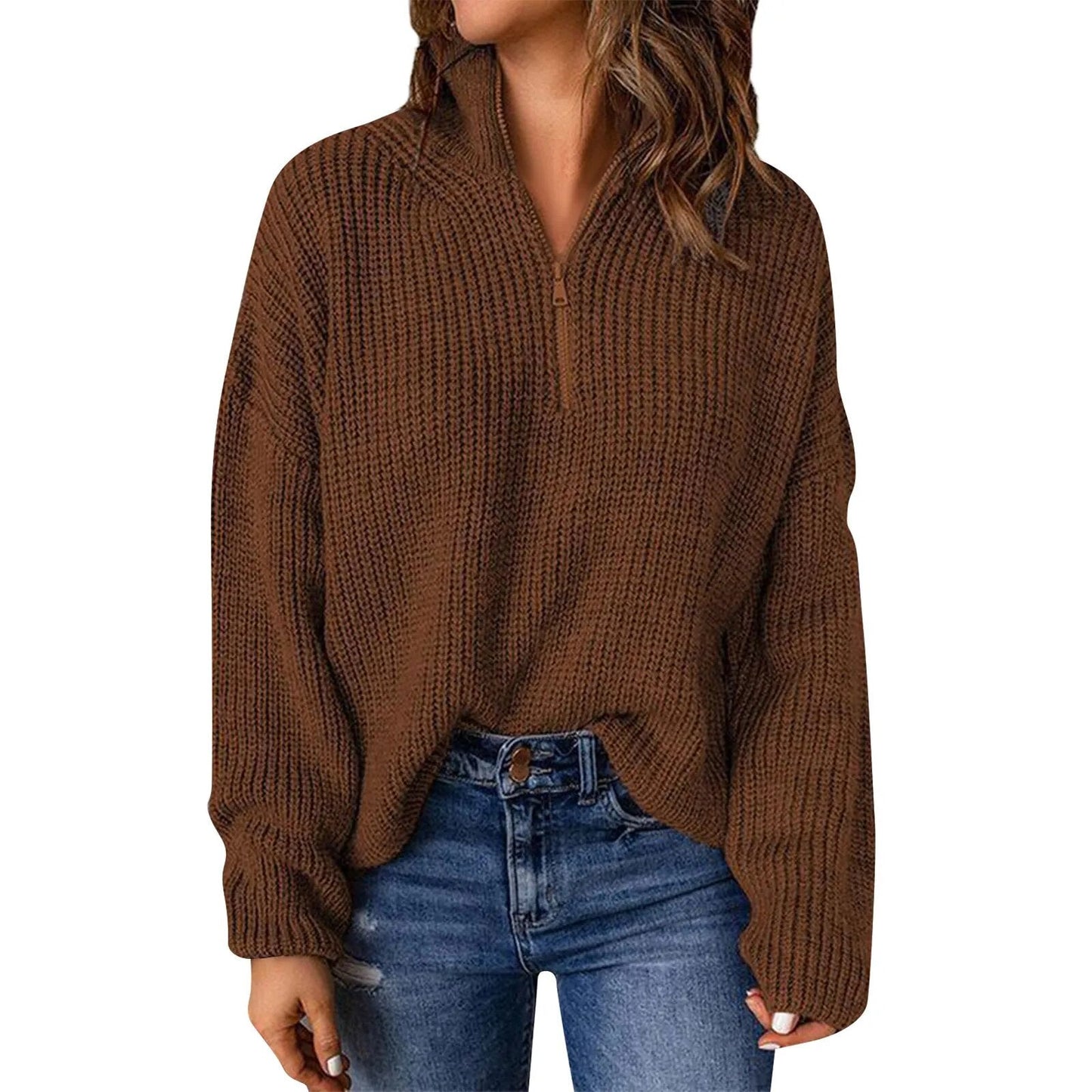 Ravia Knit Turtleneck Pullover