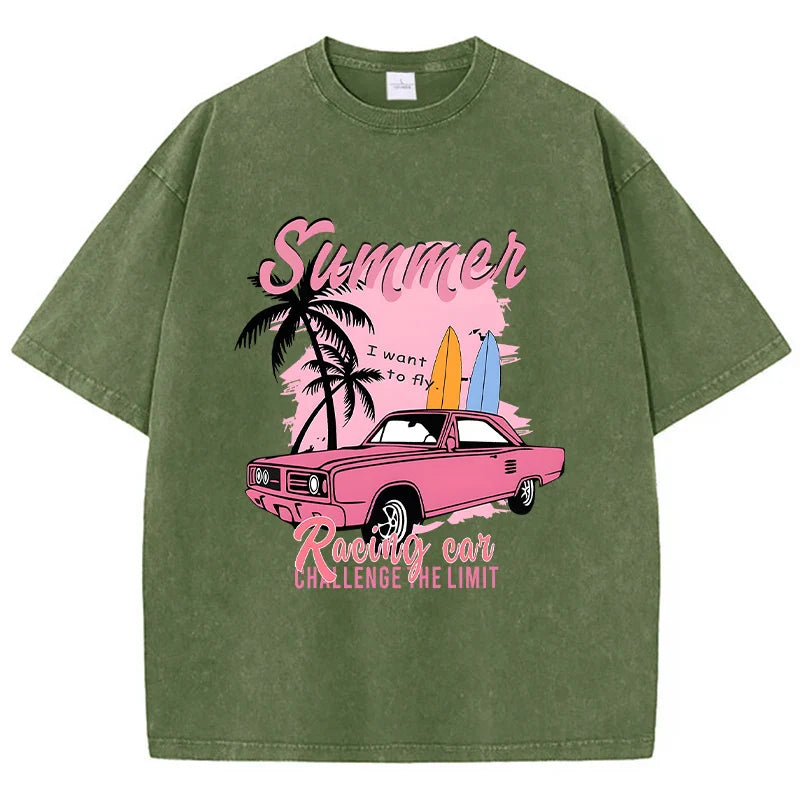 Vintage Washed Summer T- Shirt