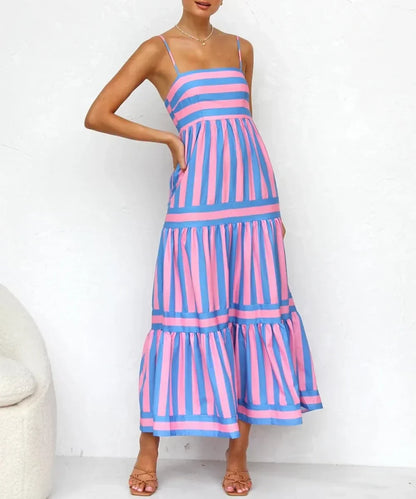 Olivia | Striped Pattern Dress