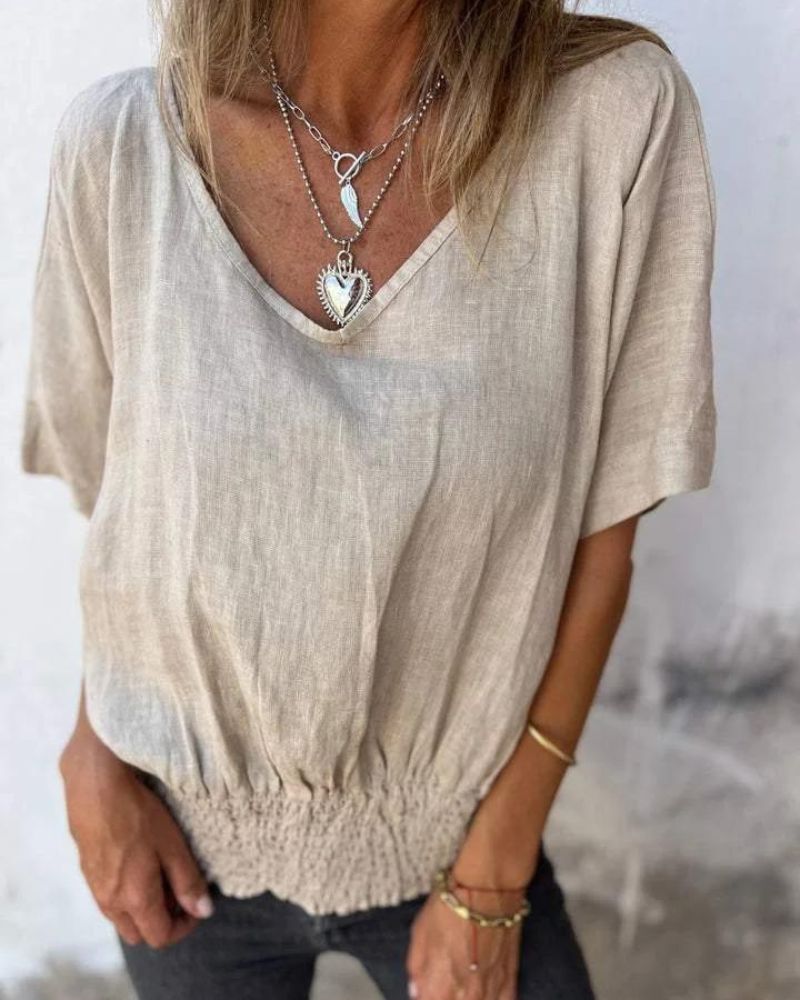 Muse - V-Neck Boho Tee