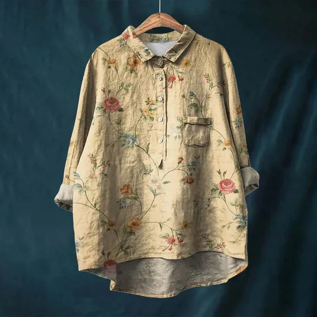 Rosie- VINTAGE FLORAL BLOUSE