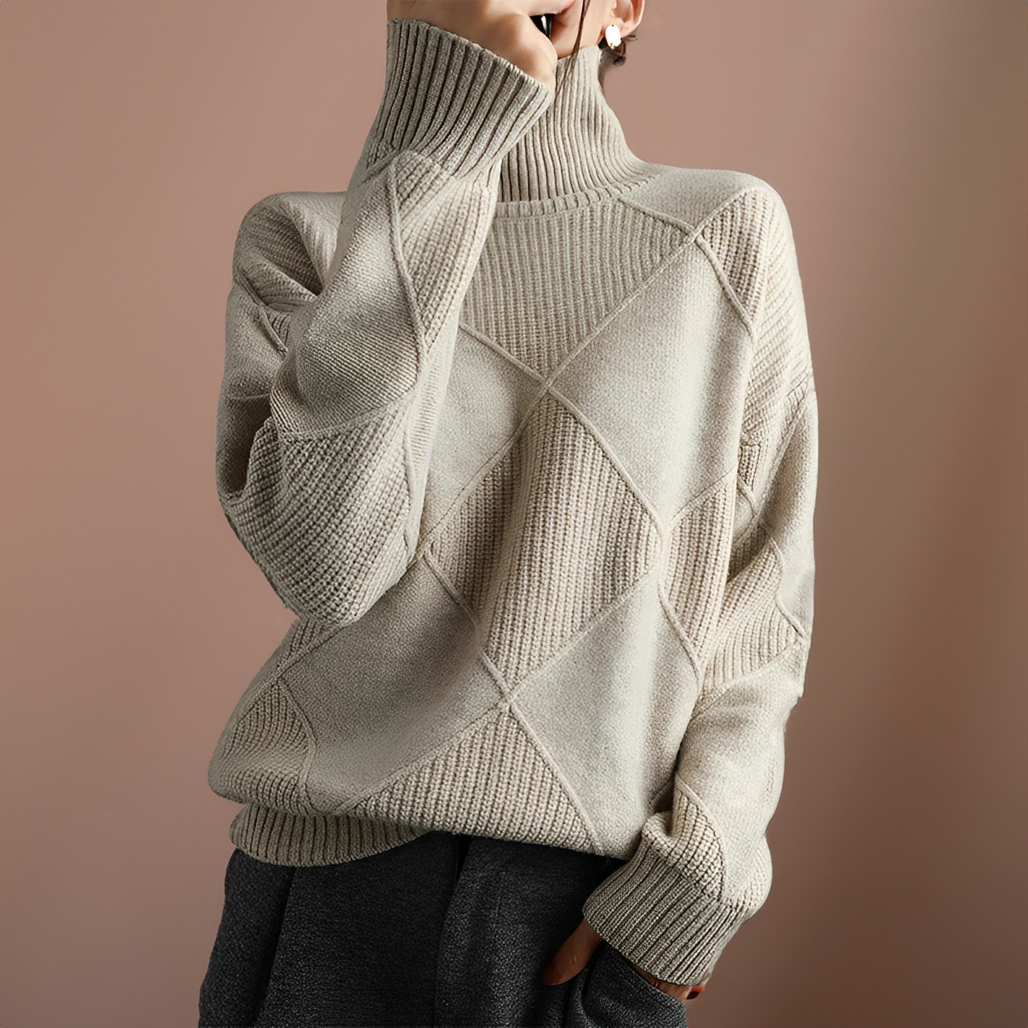 Serrenella Rollkragenpullover 