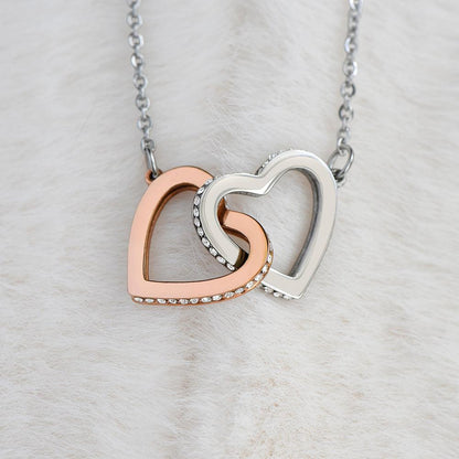 Collar con tarjeta de dedicatoria 